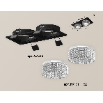 Комплект встраиваемого светильника Ambrella light XC7636020 SBK/CL черный песок/прозрачный MR16 GU5.3 (C7636, N7191), фото 1