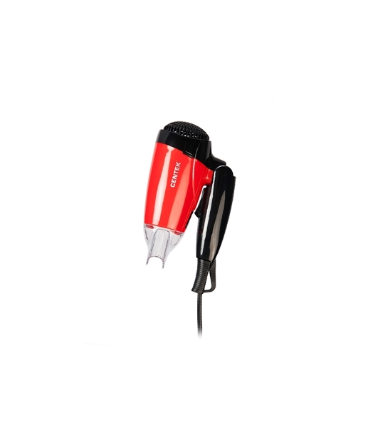 Фен Centek CT-2230 RBL красный/черный, 1200 Вт, компактный