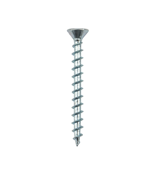 Саморез оконный Kranz острый, 4.1х40, белый цинк, короб (500 шт./уп.)
