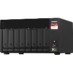 Сетевое хранилище без дисков SMB QNAP TS-873A-8G NAS, 8 trays 3,5'/2,5', 2x2,5 GbE BASE-T, 2 x M.2 NVMe 2280 slots, quad-core AMD Ryzen V1500B 2,2 GHz, 8 Gb SO-DIMM DDR4 (1 x 8 Gb) up to 64Gb (2x32 Gb), фото8