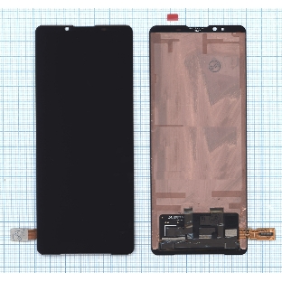 Дисплей для Sony Xperia 5 III в сборе с тачскрином черный orig lcd