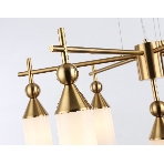 Люстра Ambrella light LH55278/7 BS/FR латунь/белый матовый E14*7 max 40W D640*1390, фото5