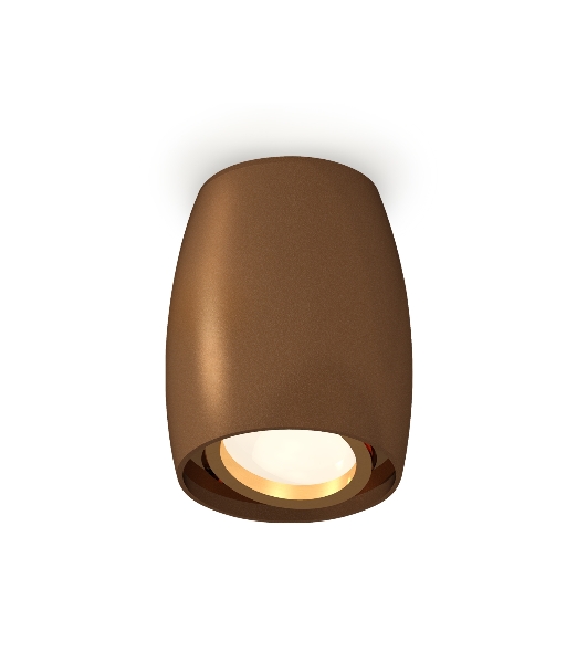 Светильник Ambrella Light XS1124002 SCF/PYG кофе песок/золото желтое полированное MR16 GU5.3 (C1124, N7004)