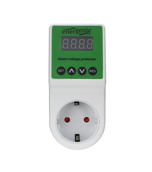 Реле напряжения c дисплеем 'Energenie' EHB8-2, 15A, белое