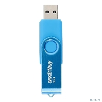 Флешка USB Smartbuy Twist Blue (SB004 Gb2TWB), 4 Gb, USB 2.0, R/W 10/7, синий, фото3