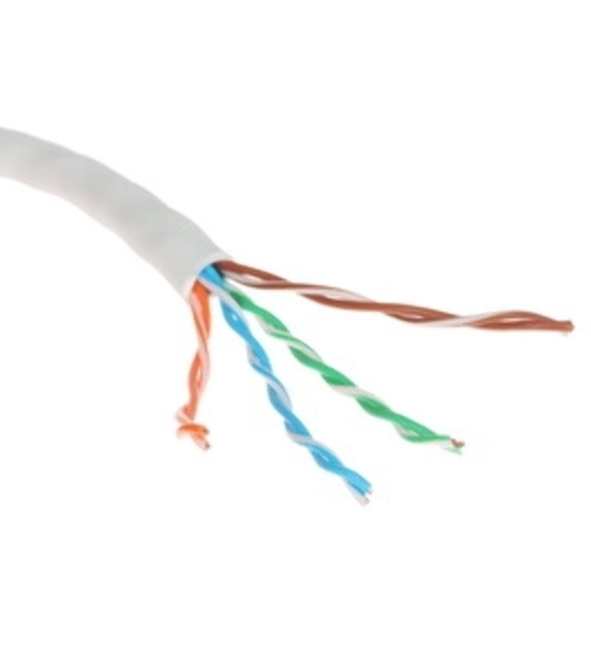 Кабель Cablexpert UPC-5051E-4-CU, UTP indoor 4x2x0.51, медный, кат.5e, однож., 305м, box, серый