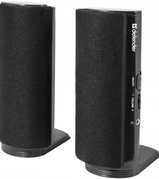 Акустическая система Defender SPK-210 2.0, 2x2W, разъем для наушников 65210