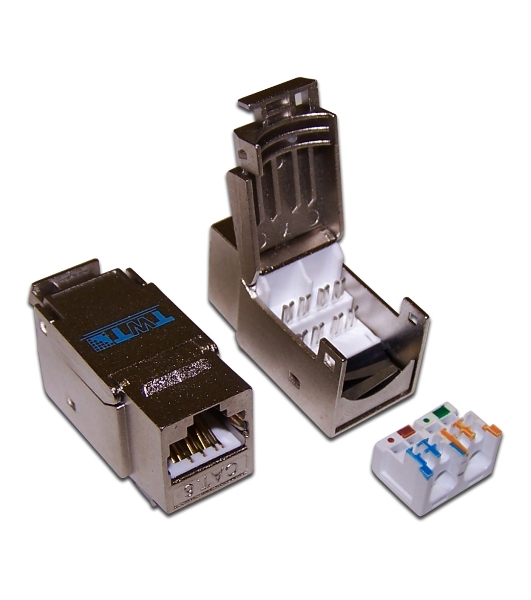 Модуль LANMASTER TWT-OK45STP/6-WH информ. KeystoneRJ45 Cat.6 UTP белый (упак.:1шт)