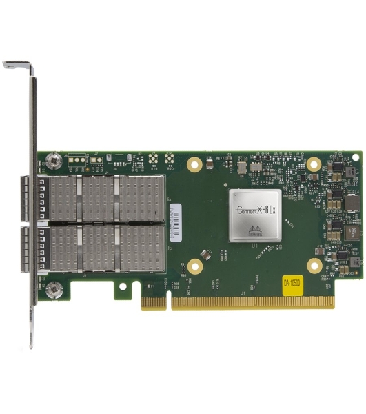 Сетевая карта MELLANOX ConnectX-6 Dx EN adapter card, 100GbE, Dual-port QSFP56, PCIe 4.0 x16, No Crypto, Tall Bracket