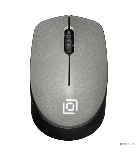 Мышь беспроводная Oklick 486MW серый/черный, 1000 dpi, радиоканал, USB, кнопки - 3