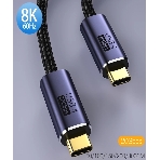 Кабель USB4 Type-C на Type-C Thunderbolt 3, PD 100W 0,5м, фото 1