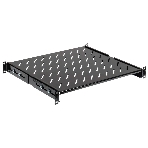 Полка стационарная ITK FS05-800PI-R 1U нагр.:100кг. 19' 800мм черный (упак.:1шт), фото2