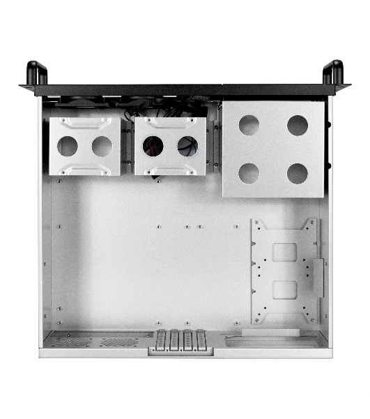 Серверный корпус ExeGate Pro 3U400-07 (RM 19', высота 3U, глубина 400, без БП, 2хUSB)