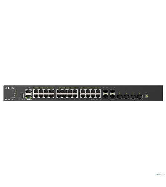 Коммутатор D-Link DXS-3410-32SY/A1A, 28×10 Гбит/с SFP+ + 4×25 Гбит/с SFP28, управляемый