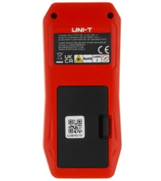 Лазерный дальномер UNI-T LM70A Диапазон расстояний (70 м); Тип дисплея (ЖК); Единицы измерения (м/фут/дюйм); Основа измерения (спереди/сзади);