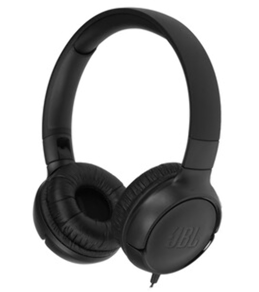 Проводные наушники JBL Tune 500 черный, накладные, Jack 3.5 мм, складная конструкция