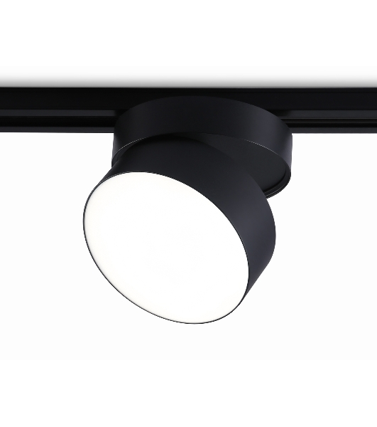 Трековый однофазный светодиодный светильник Ambrella light GL6879 BK черный LED 16W 4200K D115*90