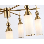 Люстра Ambrella light LH55278/7 BS/FR латунь/белый матовый E14*7 max 40W D640*1390, фото4