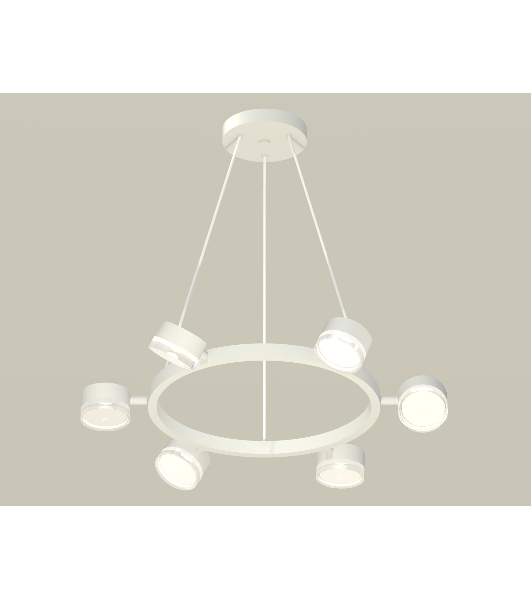 Светильник Ambrella light XB9191203/6 SWH/FR/CL белый песок/белый матовый/прозрачный GX53 (C9191, N8399)