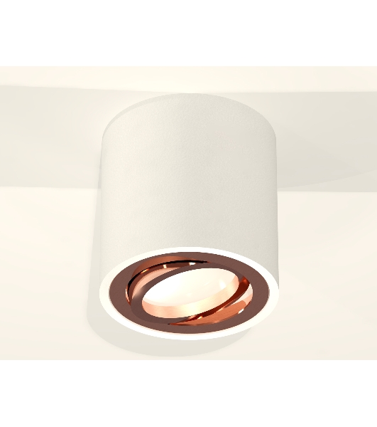 Светильник Ambrella Light XS7531005 SWH/PPG белый песок/золото розовое полированное MR16 GU5.3 (C7531, N7005)