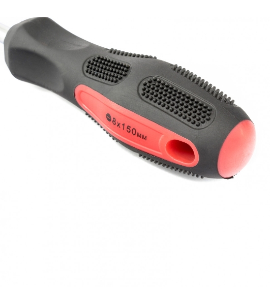 Отвертка Matrix Anti-Slip, SL8,0 х 150 мм, CrV, двухкомп. рукоятка