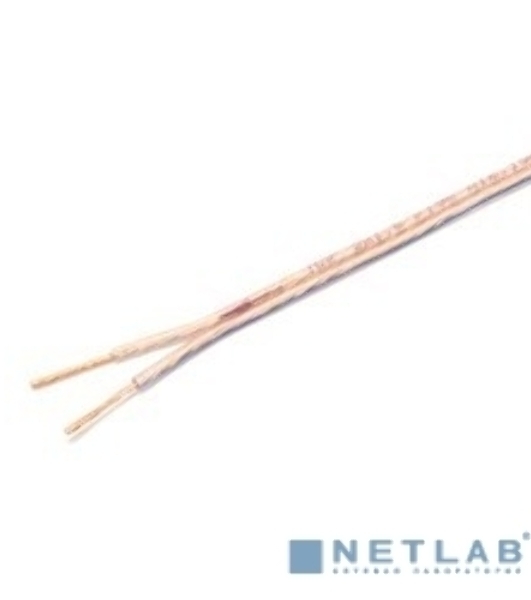 Акустический кабель Cablexpert CC-TC2x0,75-20M, прозрачный, 20 м, бухта