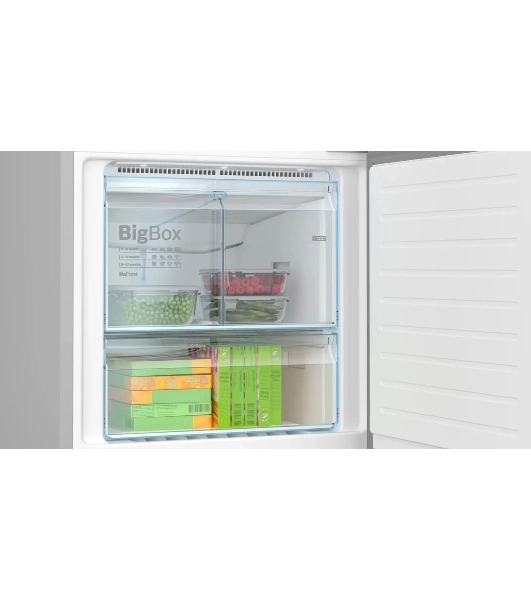 Холодильник Bosch KGN56LB31U черный двухкамерный 279/87л морозилка снизу, No Frost