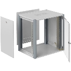 Шкаф коммутационный Sysmatrix (WP 6315.710) настенный 15U 600x350мм пер.дв.стекл 2 бок.пан. 60кг серый IP20, фото2