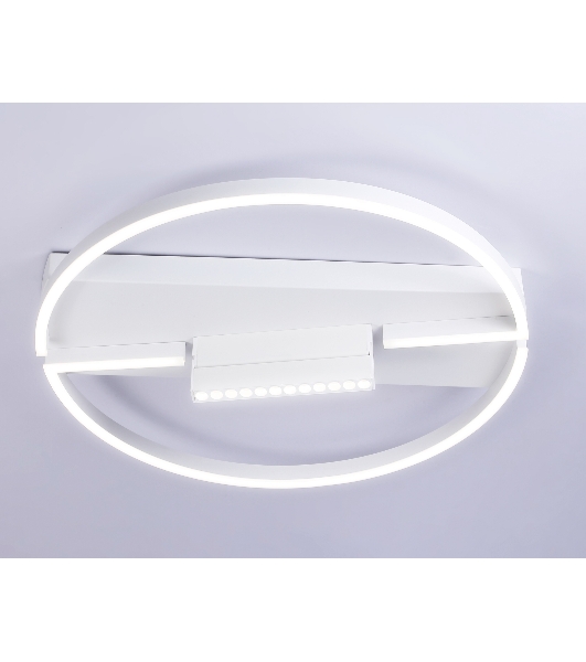 Светильник Ambrella light FL51459/1+1 WH белый 72W 3000K-6400K+4200K D600*110 (ПДУ РАДИО 2.4G)