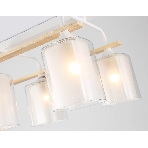 Светильник Ambrella light TR3033247/6 WH/WD белый/дерево E27/6 max 60W 580*340*245, фото5