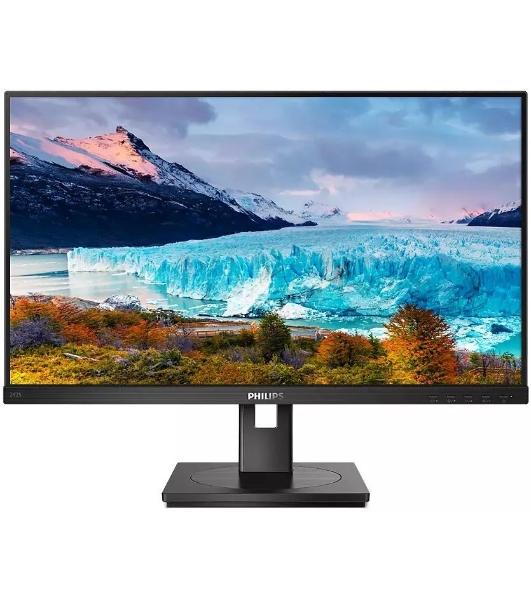 Монитор 23.8' Philips 242S1AE IPS 1920x1080, 75 Гц, 4 мс, 16:9, 300 кд/м2, 1xHDMI, 1xDP, 1xDVI, 1xVGA, 1x3.5 мм, черный