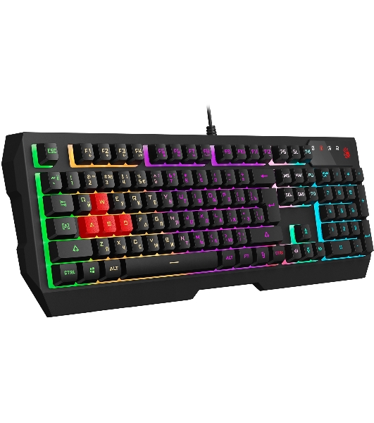 Комплект клавиатура+мышь A4Tech Bloody B1700 проводной, USB, 6000 DPI, чёрный