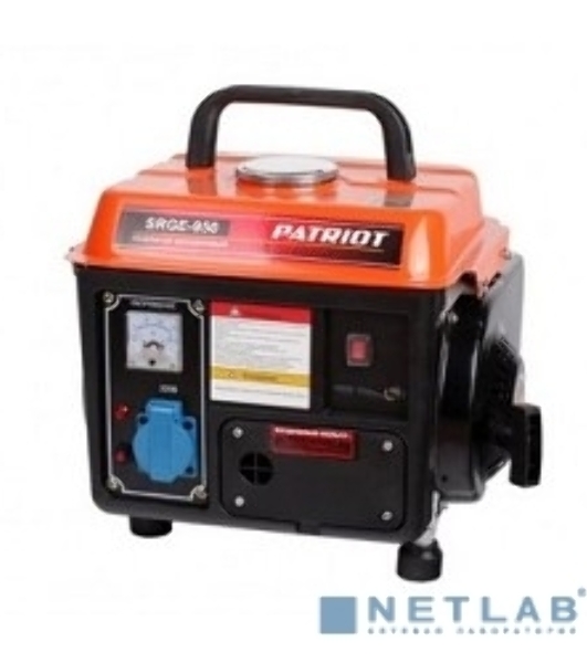Электрогенератор бензиновый Patriot Max Power SRGE 950, 0.8 кВт, 60 дБ, 16 кг