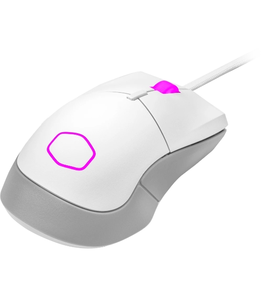 Мышь проводная Cooler Master MM-310-WWOL1 белый, 12000 dpi, USB Type-A, кнопки - 6