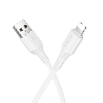 Кабель USB2.0 Hoco AM/Lightning, 2.4А, X120, 1м, белый, коробка, фото3