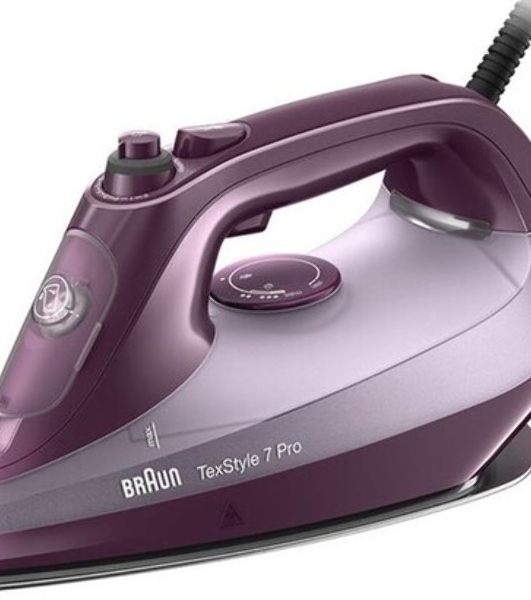 Утюг Braun SI7181VI сиреневый/фиолетовый, 3100 Вт, 50 г/мин, 230 г/мин, 300 мл