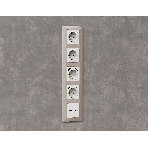 Комплект механизма электрической розетки ALFA Белый глянец 2USB A+A 18W (быстрая зарядка) с/з QUANT (AP1090, VM155) MA109010, фото4