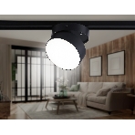 Трековый однофазный светодиодный светильник Ambrella light GL6879 BK черный LED 16W 4200K D115*90, фото4