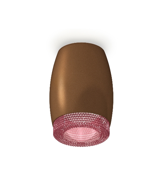 Светильник Ambrella Light XS1124010 SCF/PI кофе песок/розовый MR16 GU5.3 (C1124, N7193)