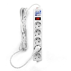 Сетевой фильтр Powercube SPG-B-15-WHITE 5 м, 5 розеток, белый, коробка, фото6