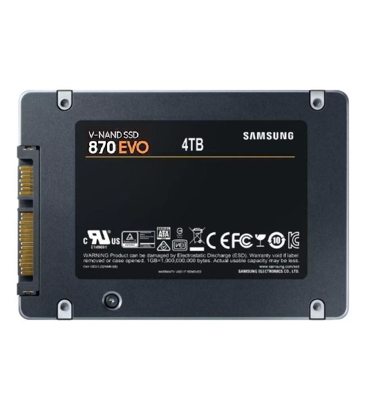 Накопитель SSD Samsung 4Tb 870 EVO, V-NAND, 2.5', SATA III, [R/W - 530/560 Mb/s]