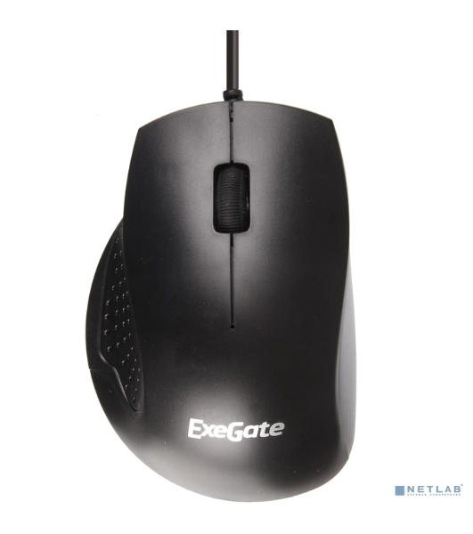 Мышь проводная ExeGate Professional Standard SH-9028 черный, 1000 dpi, USB, кнопки - 3