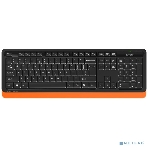 Комплект клавиатура+мышь A4Tech FStyler FG1010 беспроводной, USB, 2000 DPI, чёрный/оранжевый, фото18