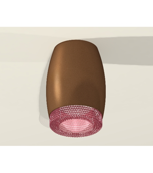 Светильник Ambrella Light XS1124010 SCF/PI кофе песок/розовый MR16 GU5.3 (C1124, N7193)