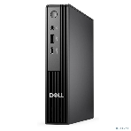 ПК Dell Pro Micro QCM1250 Micro i3 14100T (2.7) 8Gb SSD512Gb UHDG Windows 11 Pro GbitEth WiFi BT 90W мышь клавиатура черный (DPM -3860), фото 1