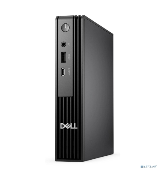 ПК Dell Pro Micro QCM1250 Micro i3 14100T (2.7) 8Gb SSD512Gb UHDG Windows 11 Pro GbitEth WiFi BT 90W мышь клавиатура черный (DPM -3860)