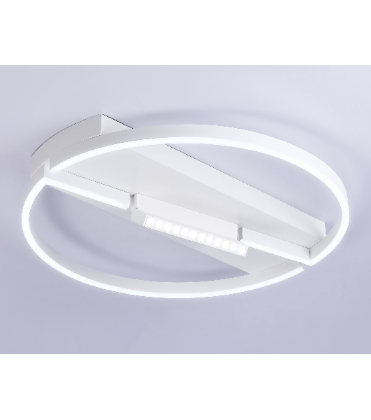 Светильник Ambrella light FL51459/1+1 WH белый 72W 3000K-6400K+4200K D600*110 (ПДУ РАДИО 2.4G)