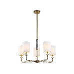 Люстра Ambrella light LH71500/5 BS/FR латунь/белый матовый E14*5 max 40W D680*640, фото11