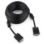 Кабель Gembird/Cablexpert VGA Premium, 15M/15M, 10м, черный, тройной экран, феррит.кольца, фото 1