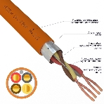 Кабель огнестойкий Rexant КПСЭнг(А)-FRHF 2x2x0,75 мм², бухта 200 м, 01-4924-1, фото 1
